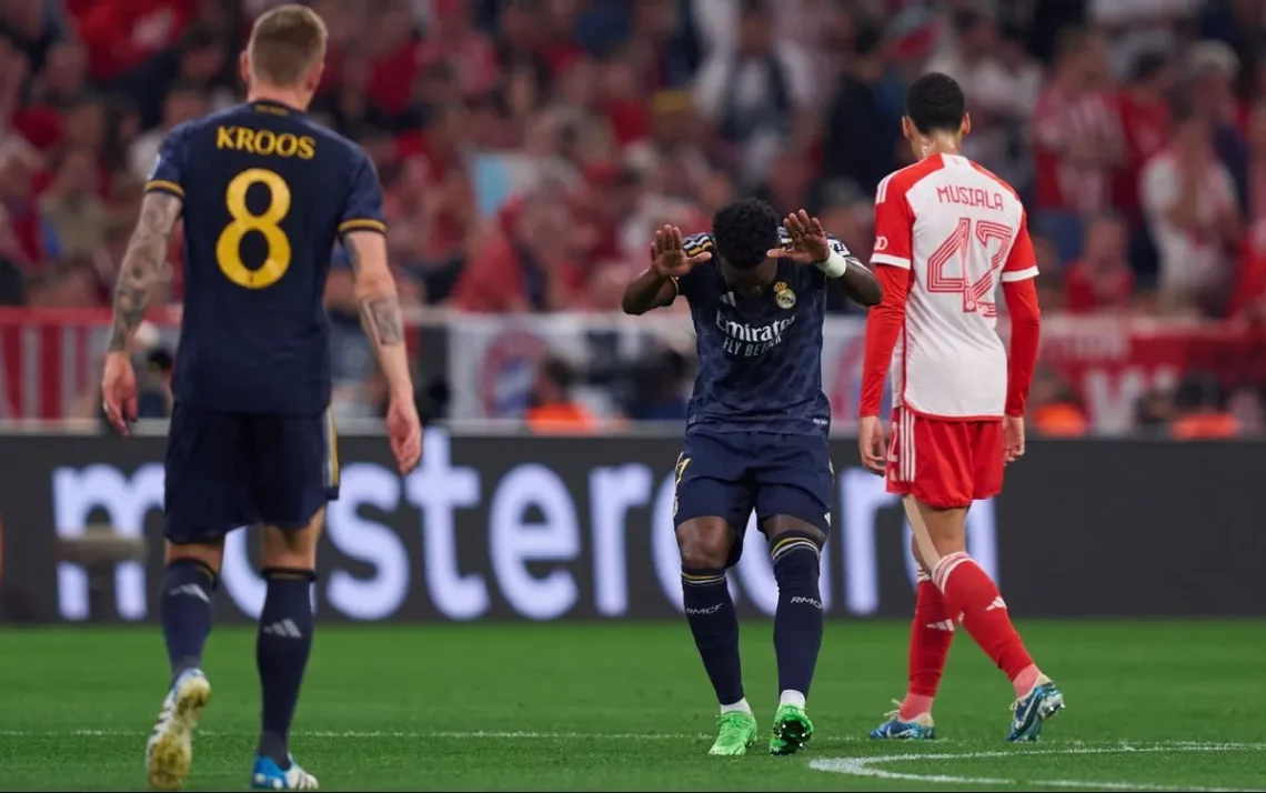 Vinicius Jr. presta homenagem a Toni Kroos após anúncio de aposentadoria: 'Dia terrível para o futebol' - Foto: @ ESPN - Todos os direitos: @ ESPN