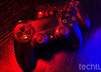 control, de PS4, joystick, DualShock 4;