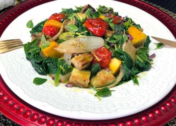 salada, de vegetais;