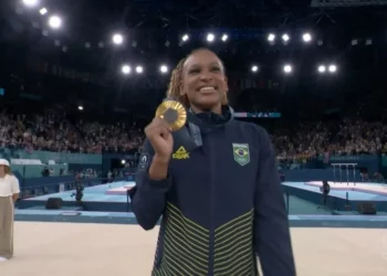 ginasta, brasileira, atleta, medalhista, brasileira;